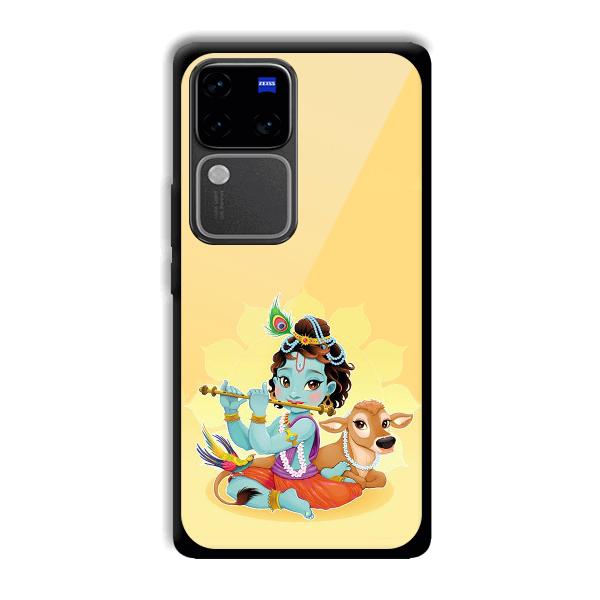 Baby Krishna Phone Customized Printed Back Cover for Vivo V30 Pro 5G