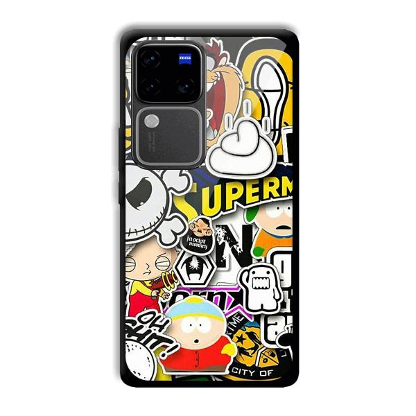 Cartoons Phone Customized Printed Back Cover for Vivo V30 Pro 5G