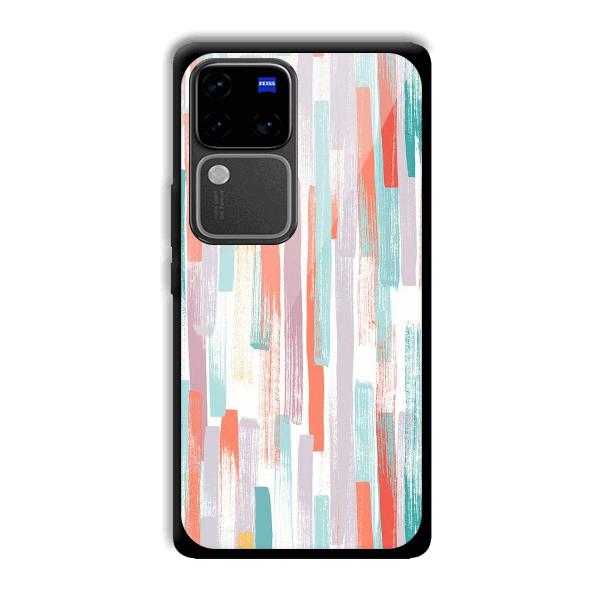 Light Paint Stroke Phone Customized Printed Back Cover for Vivo V30 Pro 5G