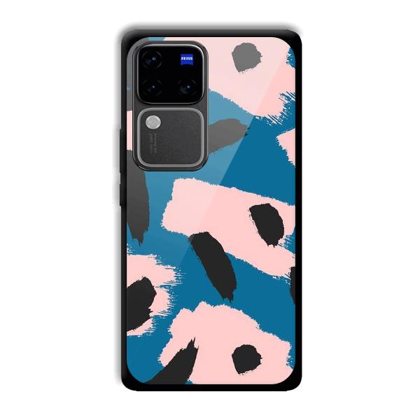 Black Dots Pattern Phone Customized Printed Back Cover for Vivo V30 Pro 5G