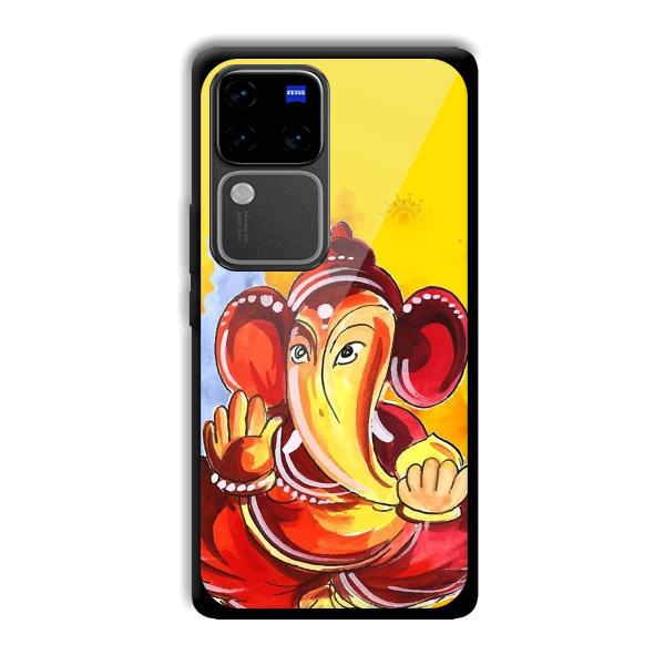 Ganesha Ji Phone Customized Printed Back Cover for Vivo V30 Pro 5G