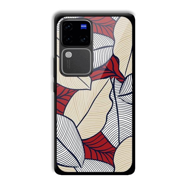 Leafy Pattern Phone Customized Printed Back Cover for Vivo V30 Pro 5G