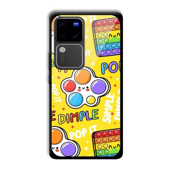 Pop It Phone Customized Printed Back Cover for Vivo V30 Pro 5G