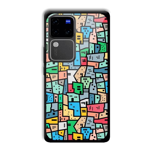 Small Homes Phone Customized Printed Back Cover for Vivo V30 Pro 5G
