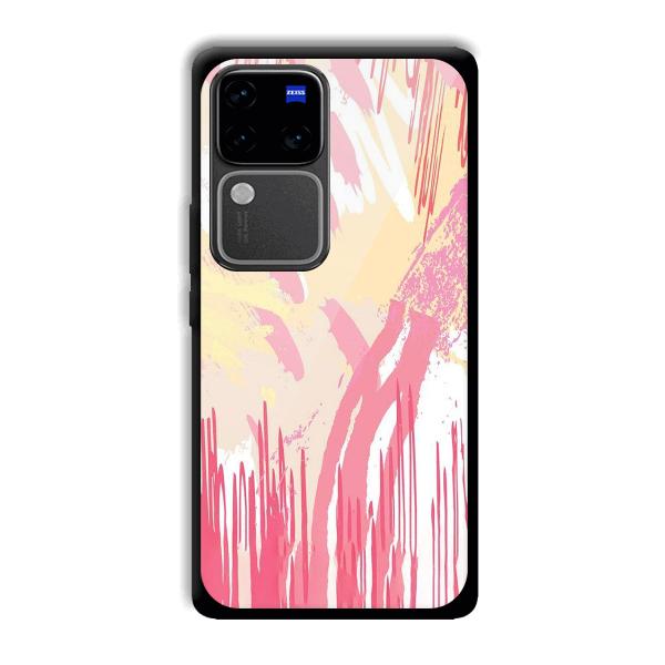 Pink Pattern Designs Phone Customized Printed Back Cover for Vivo V30 Pro 5G