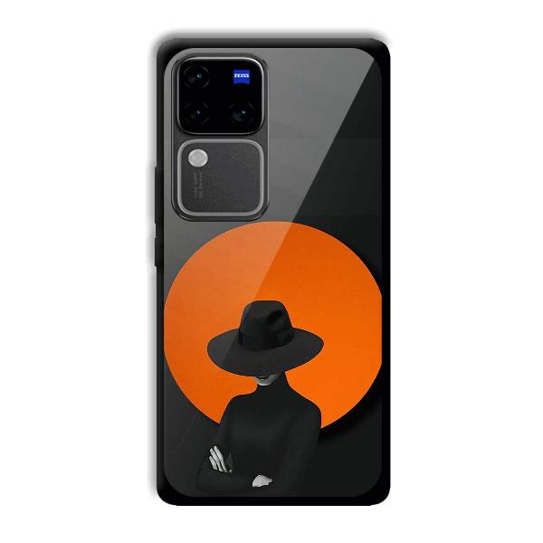 Woman In Black Phone Customized Printed Back Cover for Vivo V30 Pro 5G