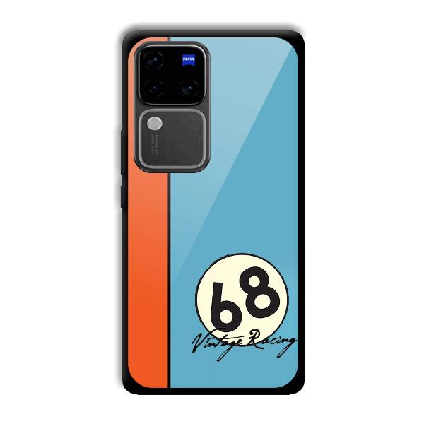 Vintage Racing Phone Customized Printed Back Cover for Vivo V30 Pro 5G