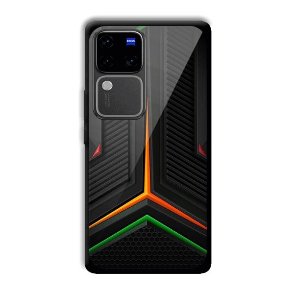 Black Design Phone Customized Printed Back Cover for Vivo V30 Pro 5G