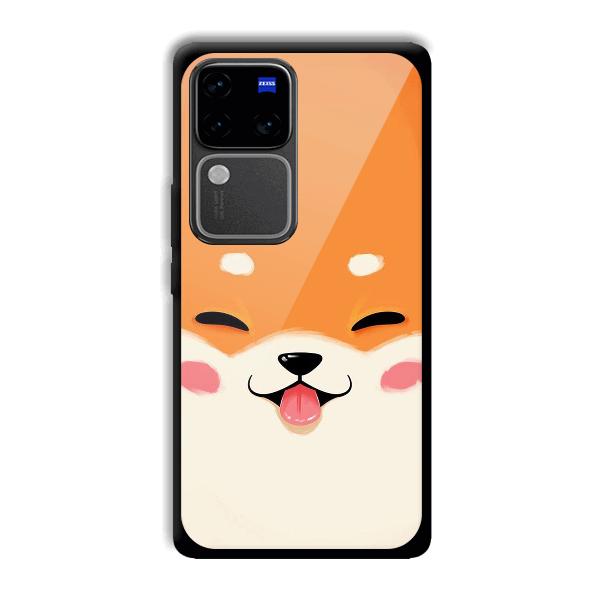 Smiley Cat Phone Customized Printed Back Cover for Vivo V30 Pro 5G