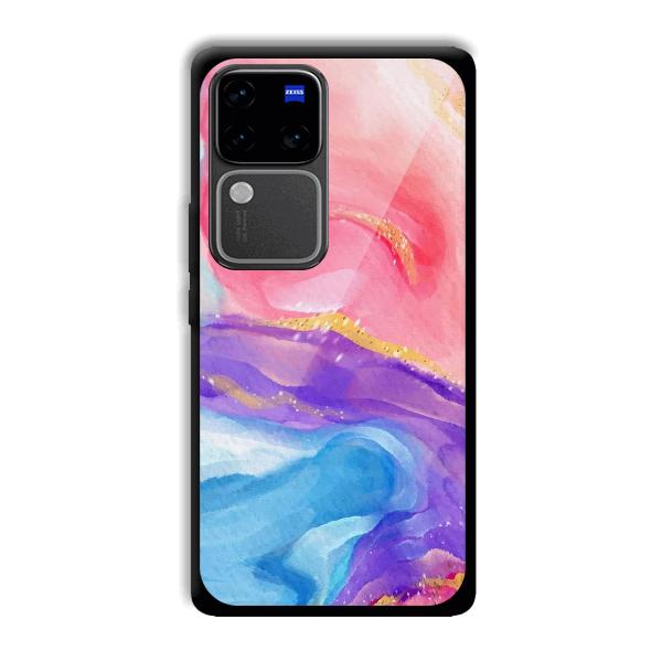 Water Colors Phone Customized Printed Back Cover for Vivo V30 Pro 5G