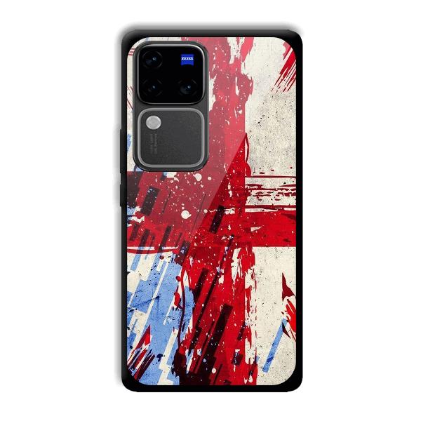 Red Cross Design Phone Customized Printed Back Cover for Vivo V30 Pro 5G
