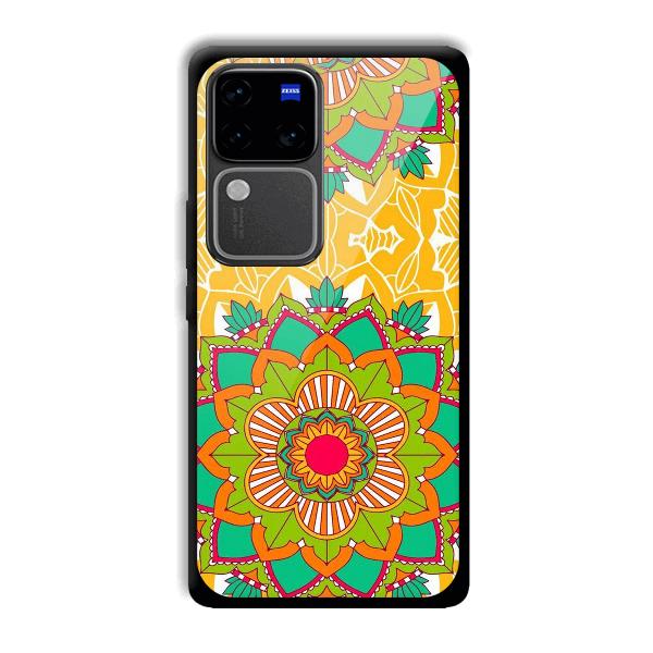 Mandala Art Phone Customized Printed Back Cover for Vivo V30 Pro 5G