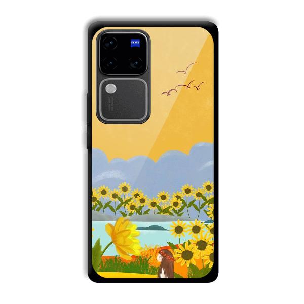 Girl in the Scenery Phone Customized Printed Back Cover for Vivo V30 Pro 5G