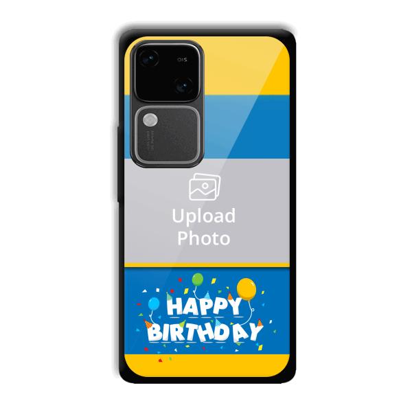 Happy Birthday Customized Printed Back Cover for Vivo V30