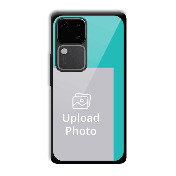 Blue Customized Printed Back Cover for Vivo V30