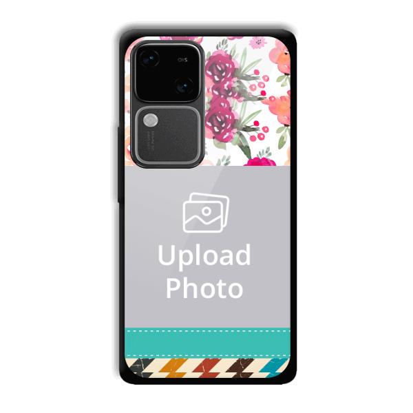 Water Color Painting Customized Printed Back Cover for Vivo V30