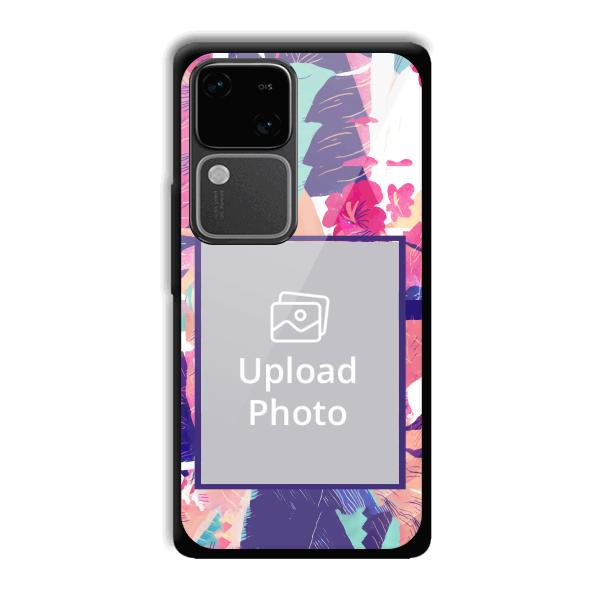 Palm Leaves Customized Printed Back Cover for Vivo V30