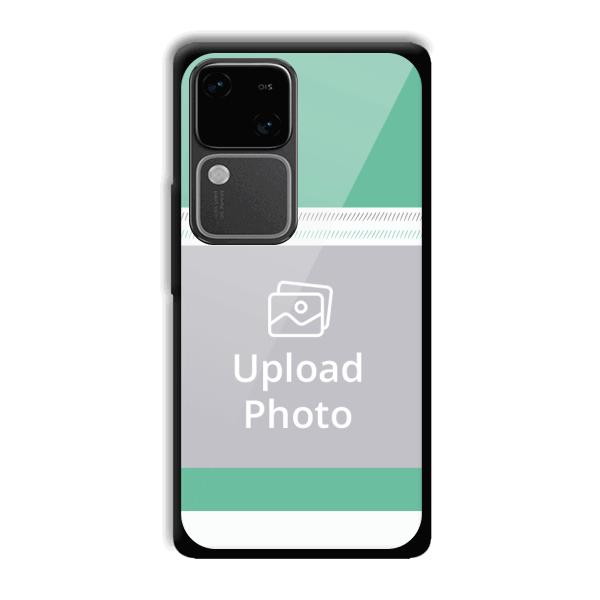 Sea Green Customized Printed Back Cover for Vivo V30
