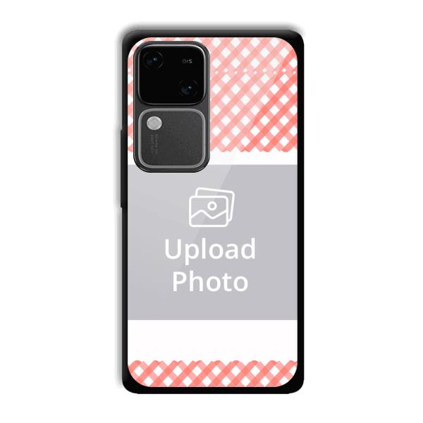 Cloth Pattern Customized Printed Back Cover for Vivo V30