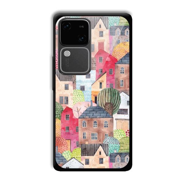 Colorful Homes Phone Customized Printed Back Cover for Vivo V30