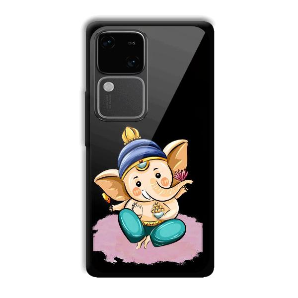 Ganpathi Ji Phone Customized Printed Back Cover for Vivo V30