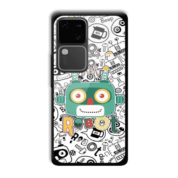 Animated Robot Phone Customized Printed Back Cover for Vivo V30