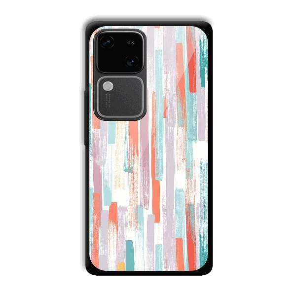 Light Paint Stroke Phone Customized Printed Back Cover for Vivo V30