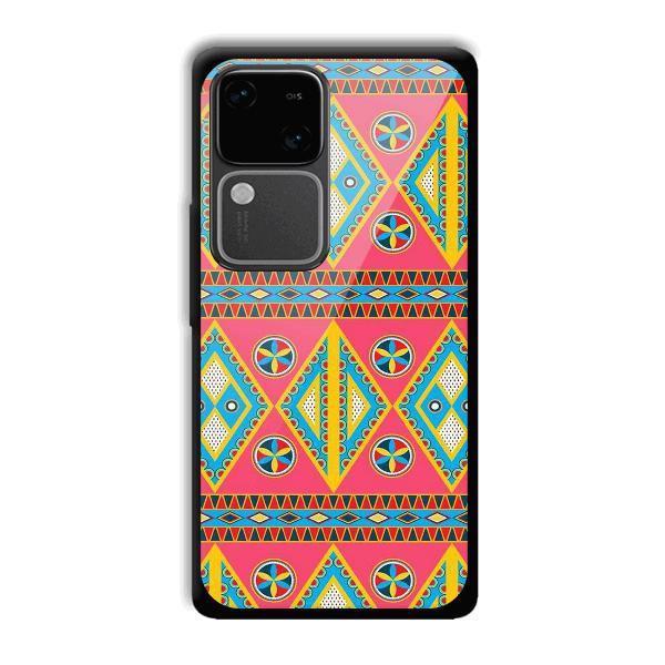 Colorful Rhombus Phone Customized Printed Back Cover for Vivo V30