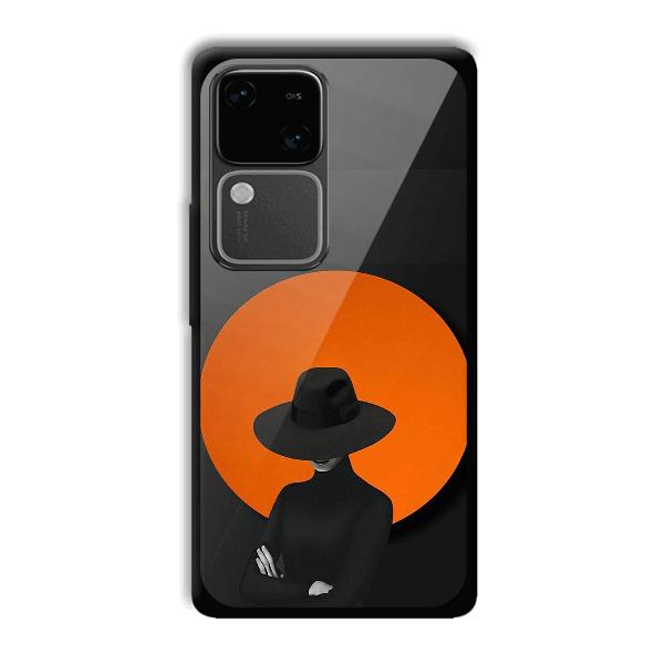 Woman In Black Phone Customized Printed Back Cover for Vivo V30