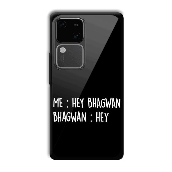 Hey Bhagwan Phone Customized Printed Back Cover for Vivo V30