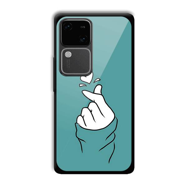 Korean Love Design Phone Customized Printed Back Cover for Vivo V30