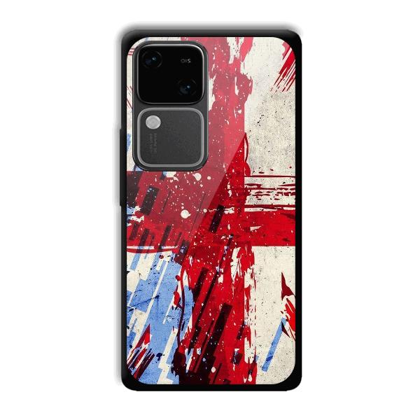 Red Cross Design Phone Customized Printed Back Cover for Vivo V30