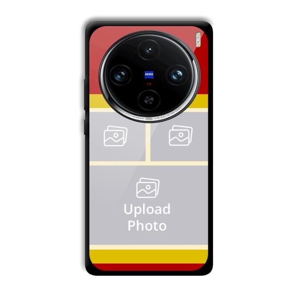 Red Yellow Collage Customized Printed Back Cover for Vivo X100 Pro