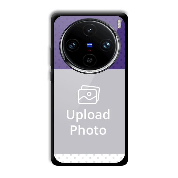Blue White Dots Customized Printed Back Cover for Vivo X100 Pro