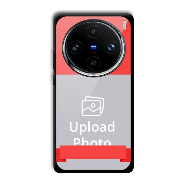 Red Design Customized Printed Back Cover for Vivo X100 Pro