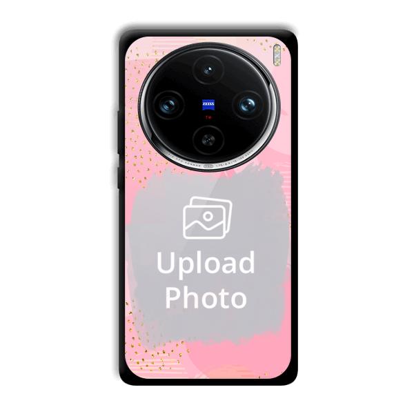 Sparkly Pink Customized Printed Back Cover for Vivo X100 Pro