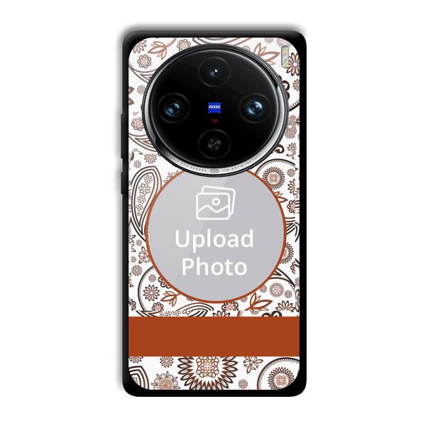 Henna Art Customized Printed Back Cover for Vivo X100 Pro