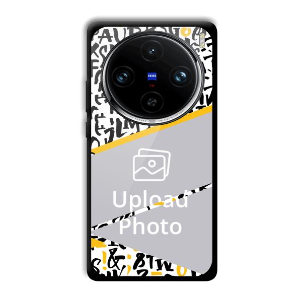Letters Customized Printed Back Cover for Vivo X100 Pro