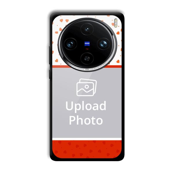 Orange Hearts Customized Printed Back Cover for Vivo X100 Pro
