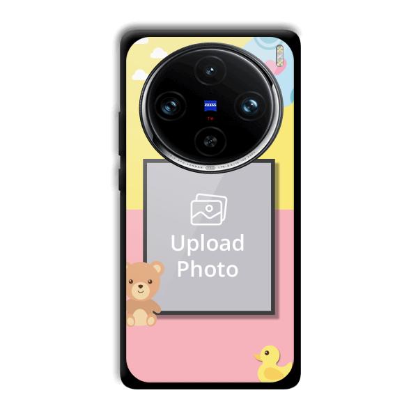 Teddy Bear Baby Design Customized Printed Back Cover for Vivo X100 Pro