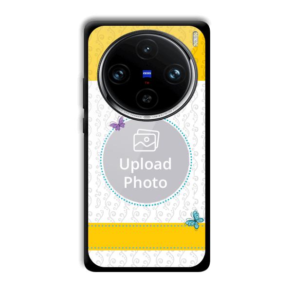 Butterflies & Yellow Customized Printed Back Cover for Vivo X100 Pro