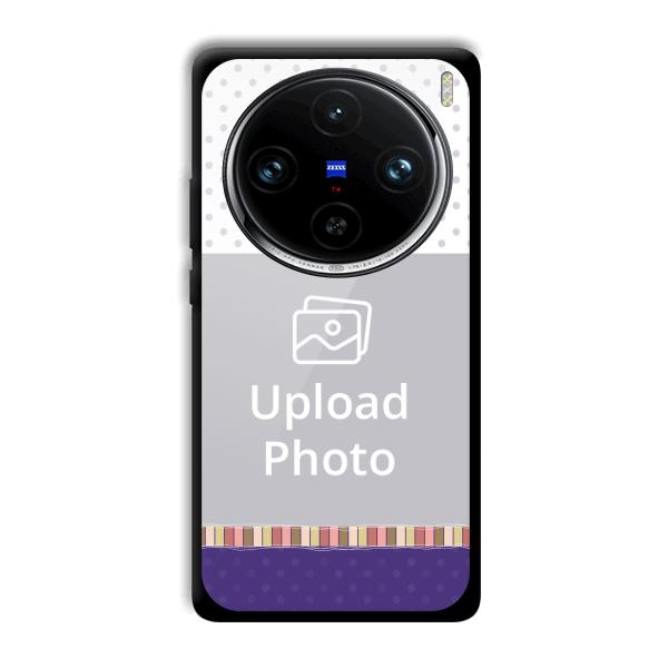 Blue White Customized Printed Back Cover for Vivo X100 Pro