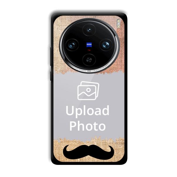 Moustache Customized Printed Back Cover for Vivo X100 Pro