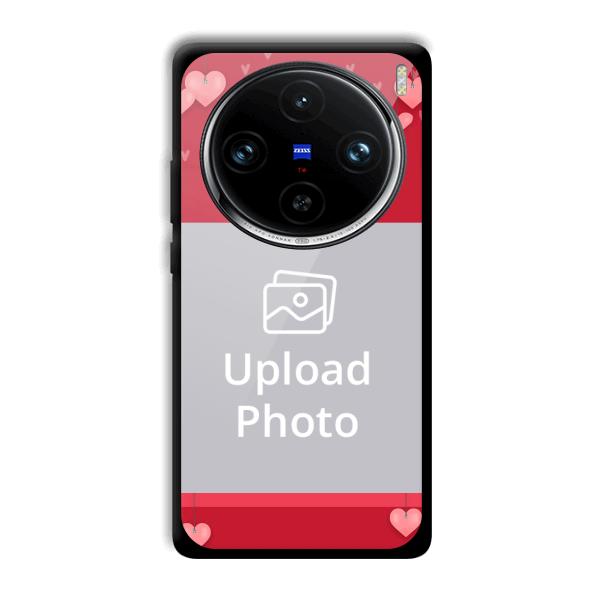 Red Pink Customized Printed Back Cover for Vivo X100 Pro