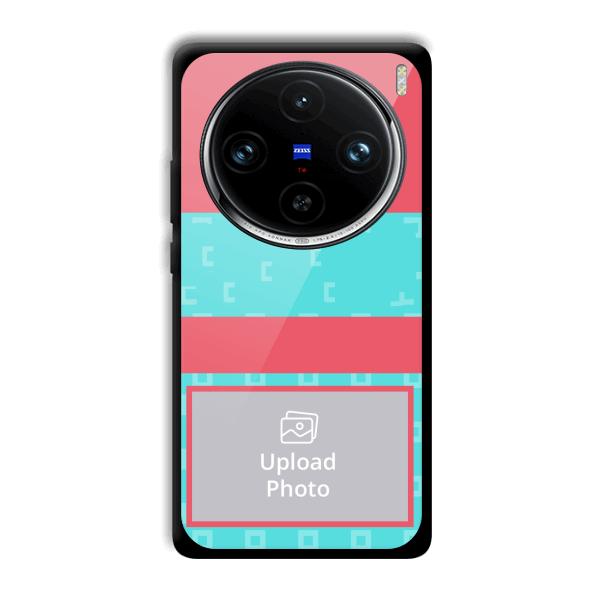 Bluish Pattern Customized Printed Back Cover for Vivo X100 Pro