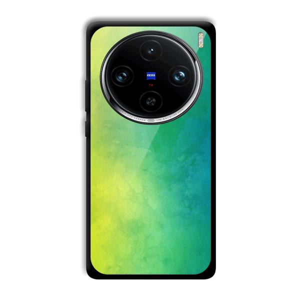 Green Pattern Phone Customized Printed Back Cover for Vivo X100 Pro
