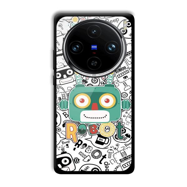 Animated Robot Phone Customized Printed Back Cover for Vivo X100 Pro
