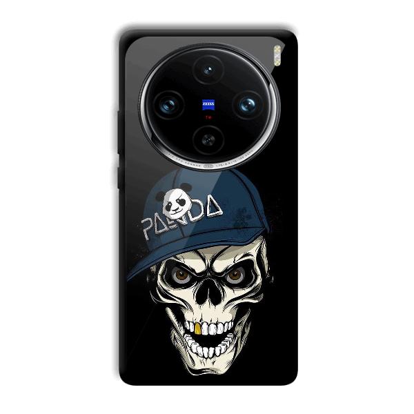 Panda & Skull Phone Customized Printed Back Cover for Vivo X100 Pro