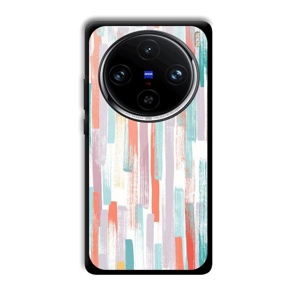 Light Paint Stroke Phone Customized Printed Back Cover for Vivo X100 Pro