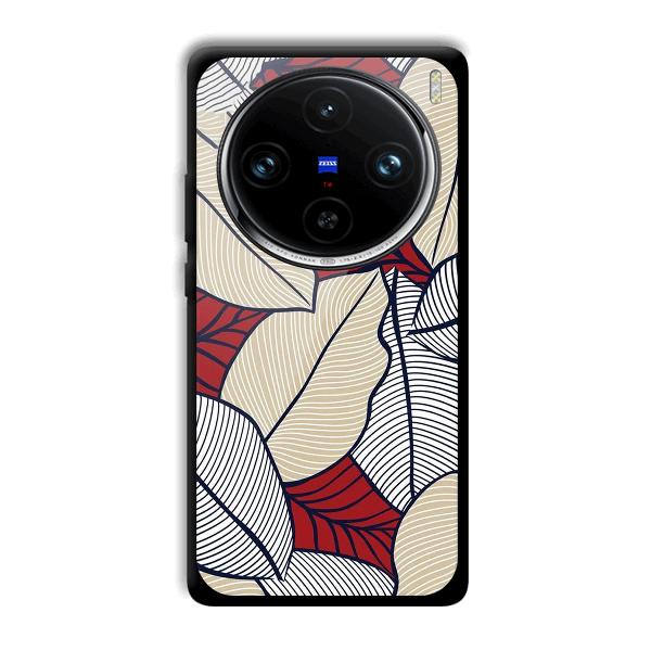 Leafy Pattern Phone Customized Printed Back Cover for Vivo X100 Pro